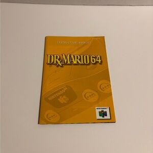 Dr. Mario 64 Instruction Booklet - Nintendo 64